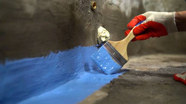 Commercial Exterior Waterproofing project at a Doylestown, OH business property by SJ Waterproofing Pros